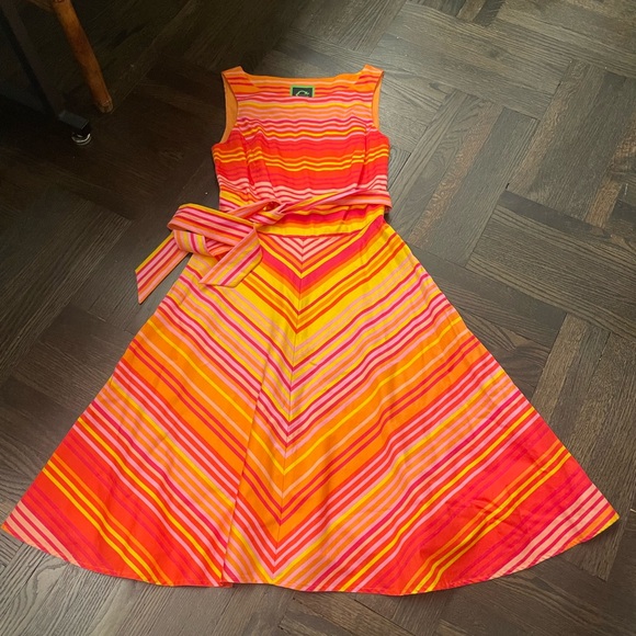 C. Wonder Colorful A. Line Dress - Picture 5 of 7